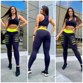 Conjunto Calça Legging Leg Treino Mais Top Fitness Calça Feminina Academia Tendência + FRETE GRATIS🚚