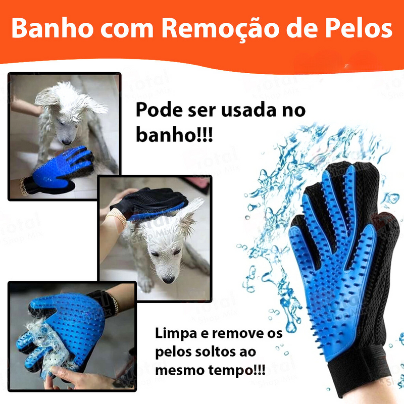 Luva Pet Nano Magnética e Escova Removedora de Pelos Ultimas Unidades🐕🐈+ Frete Grátis 🚚