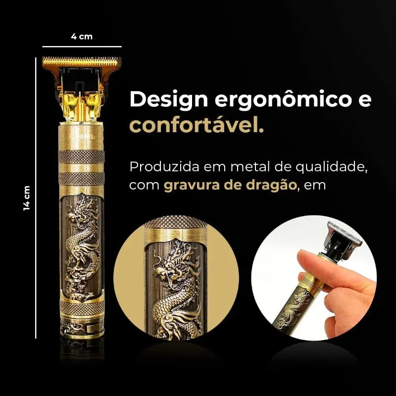 Máquina De Cortar Cabelo Masculina Elétrico Designer  Profissional