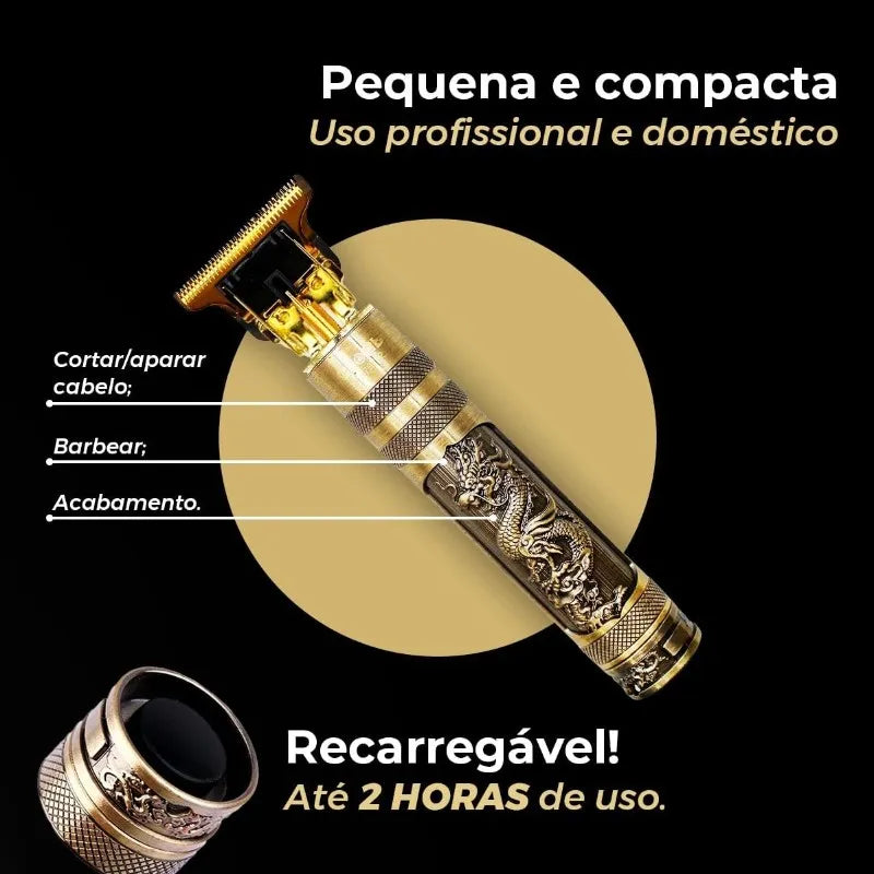 Máquina De Cortar Cabelo Masculina Elétrico Designer  Profissional