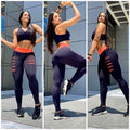 Conjunto Calça Legging Leg Treino Mais Top Fitness Calça Feminina Academia Tendência + FRETE GRATIS🚚